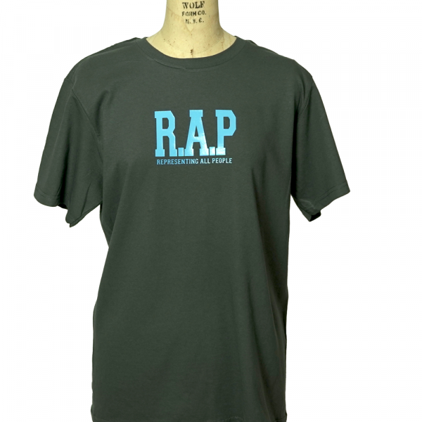 Blue RAP Gray Tee